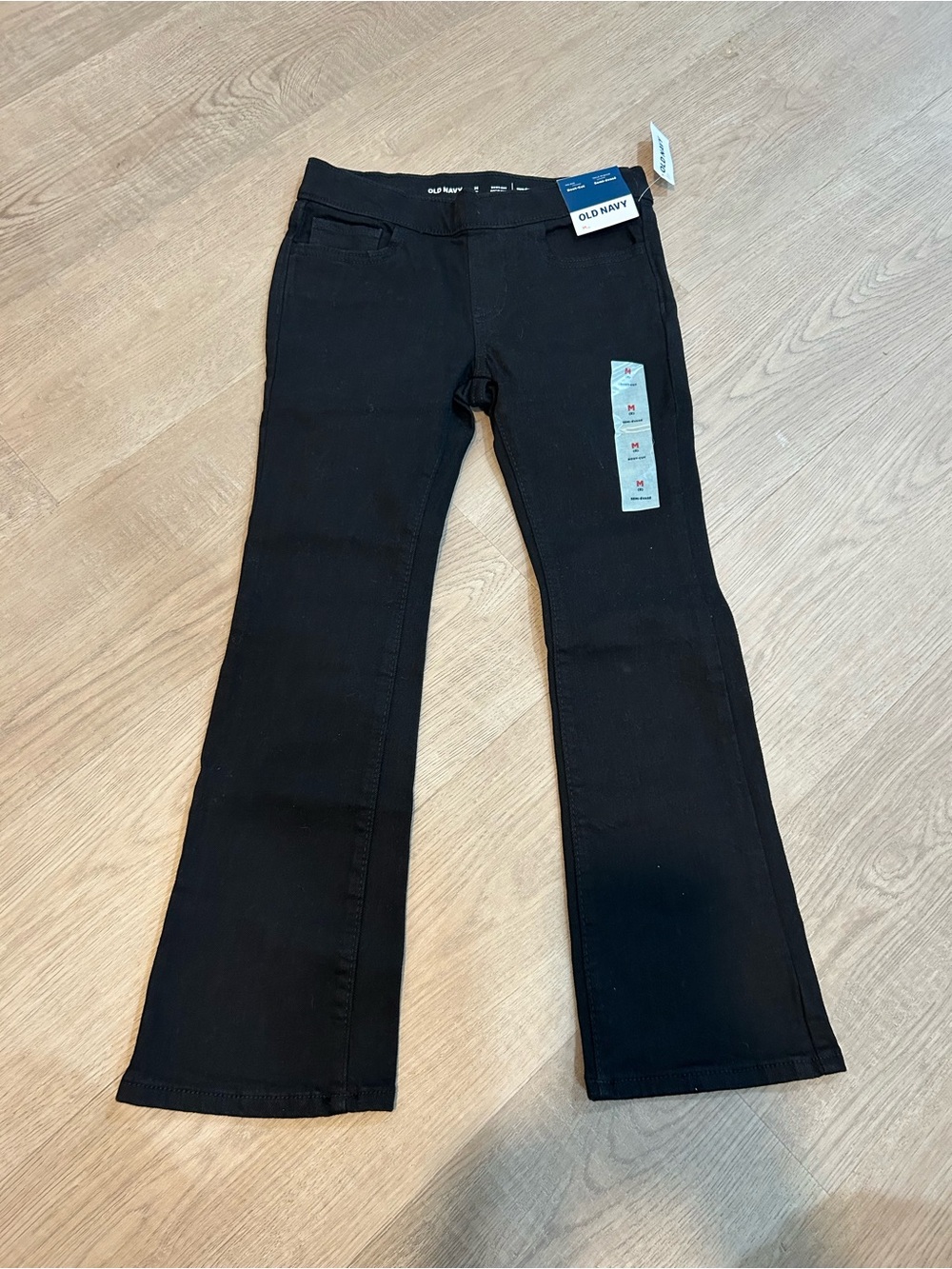 NWT Old Navy Black Kids Bootcut Jeans